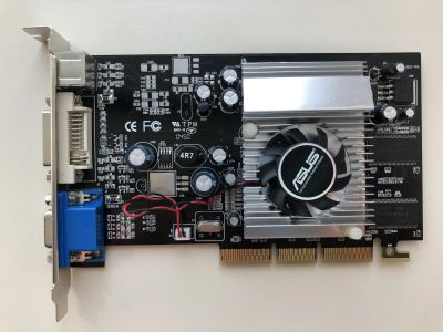 Лот: 23059543. Фото: 1. AGP 128Mb ATI Radeon 9600 Pro... Видеокарты