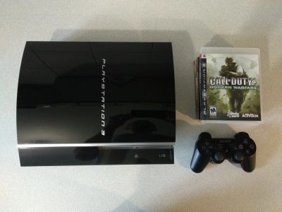 Лот: 16745216. Фото: 1. Sony Playstation 3 (PS3) 40Gb... Игровые приставки, консоли