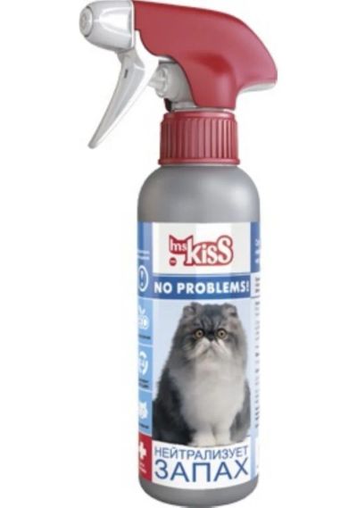 Лот: 8190690. Фото: 1. Спрей Ms.Kiss No Problems! для... Косметика для животных