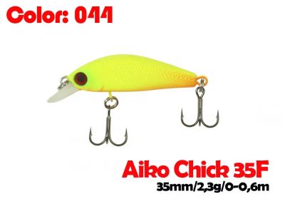 Лот: 20319671. Фото: 1. Воблер Aiko Tiny Chick 35F 044. Прикормки, приманки