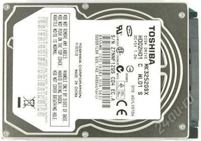 Лот: 2228950. Фото: 1. Жесткий Диск Toshiba-320G-2,5. Жёсткие диски (HDD)