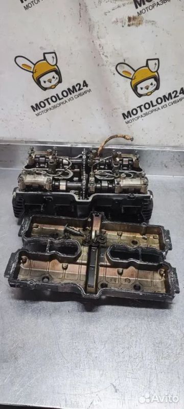 Лот: 22463192. Фото: 1. ГБЦ Suzuki GSX 400 Impulse k715. Запчасти