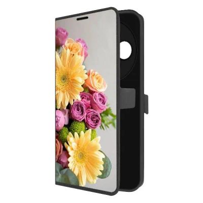 Лот: 25380710. Фото: 1. Чехол Krutoff Eco Book "Букет... Чехлы, бамперы