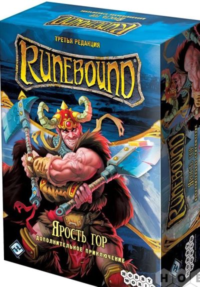 Лот: 18199752. Фото: 1. Hobby World: Runebound (3-я редакция... Настольные игры, карты