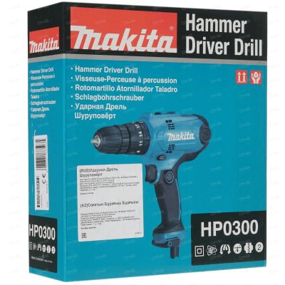 Лот: 21580442. Фото: 1. Ударная дрель Makita HP0300\320Вт... Электроинструмент