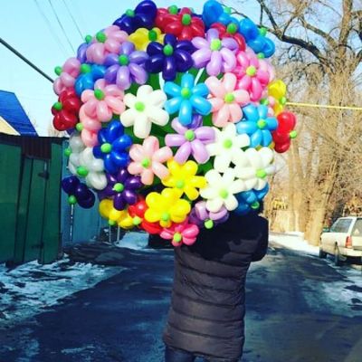 Лот: 6740470. Фото: 1. Букет гигант из шариков. Воздушные шары