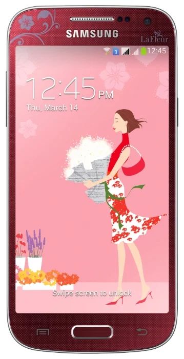 Лот: 6707641. Фото: 1. Samsung Galaxy S4 Mini La Fleur. Смартфоны