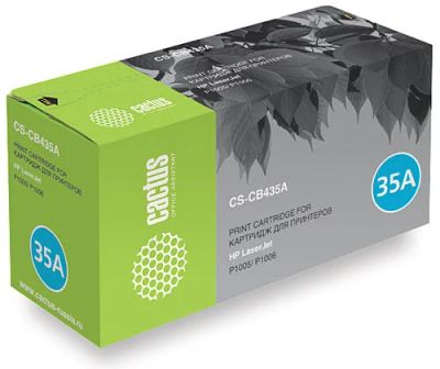 Лот: 7668819. Фото: 1. Картридж Cactus CS-CB435A для... Картриджи, расходные материалы