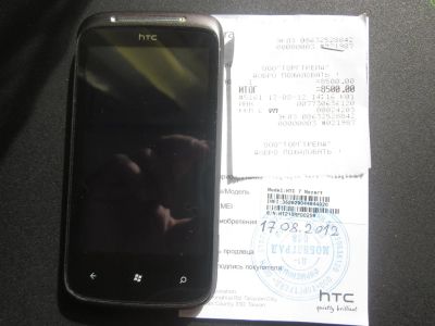 Лот: 3132261. Фото: 1. Смартфон HTC 7 Mozart Windows... Смартфоны