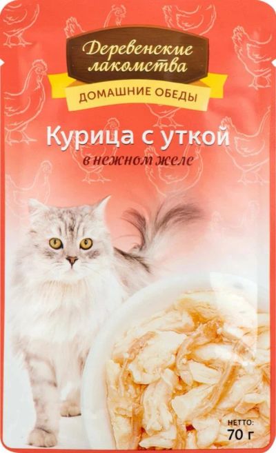 Лот: 14279049. Фото: 1. Деревенские лакомства Курица с... Корма