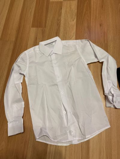 Лот: 15194056. Фото: 1. Рубашка новая армани белая 135-145. Рубашки, блузки, водолазки