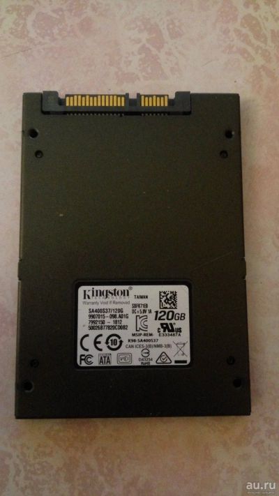 Лот: 13501007. Фото: 1. SSD 120 gb Kingston. SSD-накопители