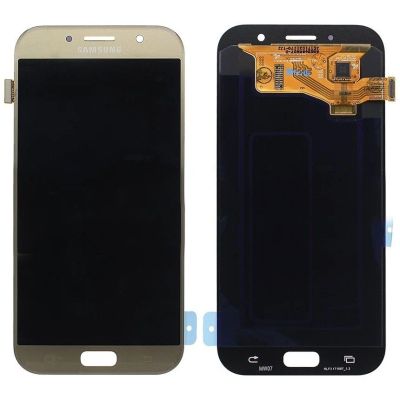 Лот: 24790702. Фото: 1. Дисплей Samsung Galaxy A7 (2017... Дисплеи, дисплейные модули, тачскрины