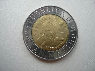 Лот: 1110574. Фото: 1. 500 лир сан марино. Европа