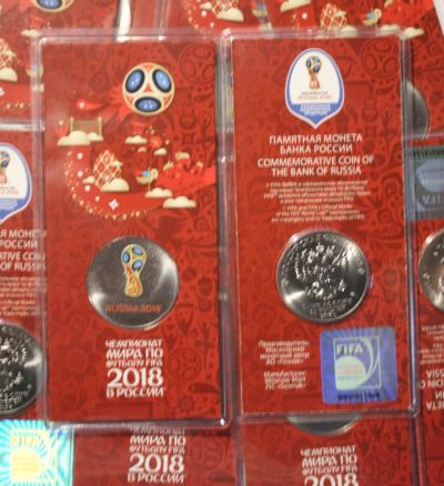 Лот: 8936183. Фото: 1. 25 рублей 2018 год. Чемпионат... Россия после 1991 года