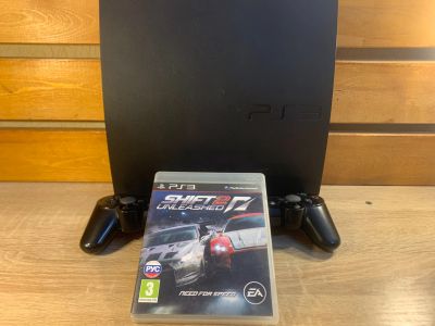 Лот: 19091346. Фото: 1. Консоль Sony PlayStation 3 Slim... Игровые приставки, консоли