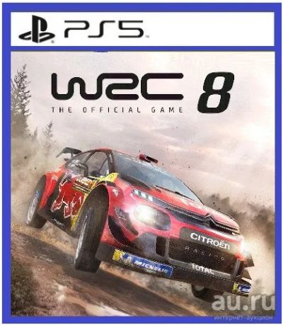 Лот: 17847414. Фото: 1. WRC 8. Игра для PS5 (Русская версия... Игры для консолей