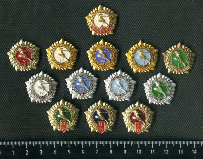 Лот: 17749462. Фото: 1. значки ГТО СССР 13 шт. лотом... Памятные медали