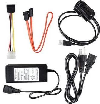 Лот: 6304074. Фото: 1. USB 2.0 to SATA/IDE adapter Для... Шлейфы, кабели, переходники