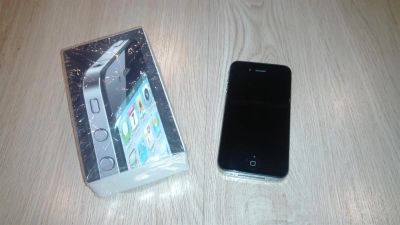 Лот: 3901661. Фото: 1. Apple iPhone 4 16Gb Black РСТ. Смартфоны