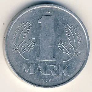 Лот: 8814278. Фото: 1. Германия (ГДР) 1 марка 1975 год... Германия и Австрия