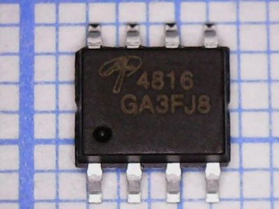 Лот: 12477405. Фото: 1. транзистор FET AO4816, 30V, 8... Транзисторы