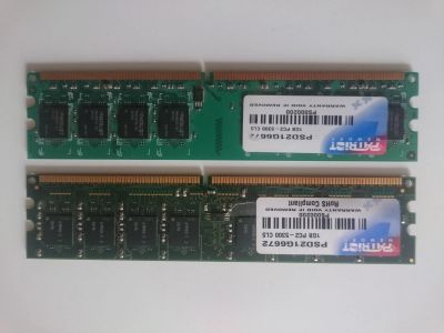 Лот: 15551425. Фото: 1. Оперативка Patriot 1gb*2. Оперативная память
