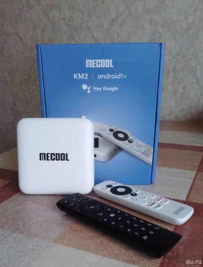 Лот: 17946207. Фото: 1. Mecool KM2 ТВ-бокс с Android TV... Медиаплееры