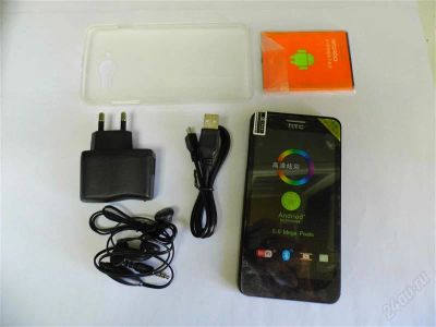 Лот: 2876055. Фото: 1. 2 SIM 2-х ядерный смартфон HTC... Смартфоны