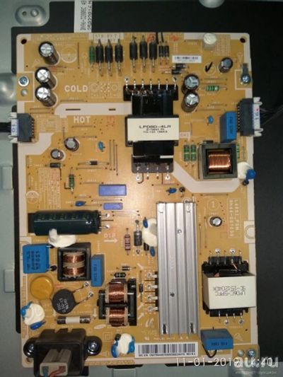 Лот: 13136110. Фото: 1. psu BN44-00703G tv Samsung UE48J5500... Запчасти для телевизоров, видеотехники, аудиотехники
