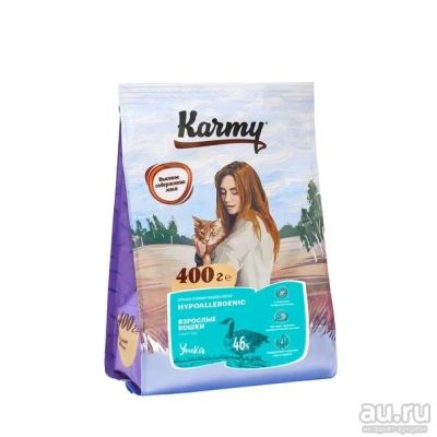 Лот: 13232985. Фото: 1. Корм для кошки Karmy Hypoallergenic... Корма