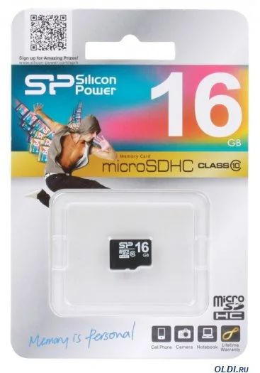 Лот: 4633658. Фото: 1. Карта памяти MicroSD 16Gb 10 класс... Карты памяти
