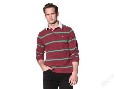Лот: 1905427. Фото: 1. Поло GANT Rugger Breton Striped... Свитеры, толстовки, худи