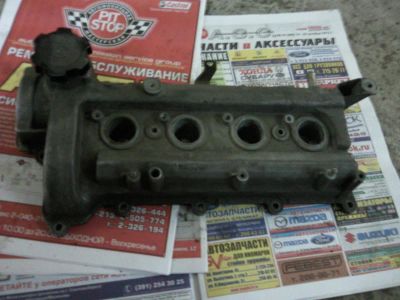 Лот: 3335396. Фото: 1. крышка клапанов 1sz-fe toyota... Двигатель и элементы двигателя