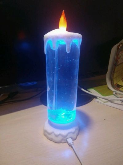 Лот: 12888777. Фото: 1. Декоративная свеча от usb или... Свечи