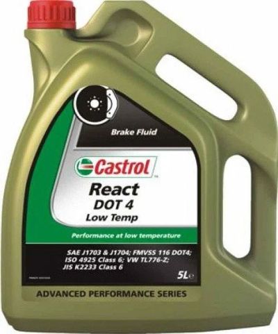 Лот: 14921154. Фото: 1. Castrol React Perfomance DOT 4... Масла, жидкости