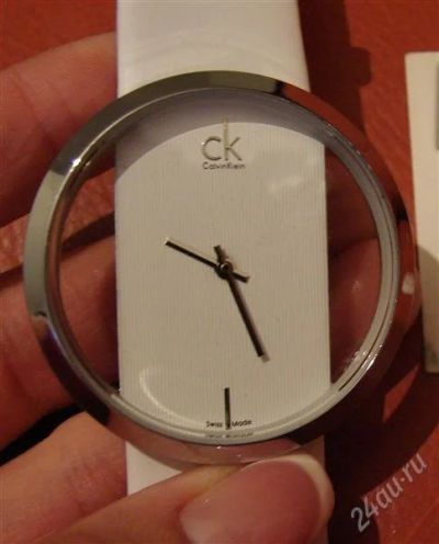 Лот: 1091234. Фото: 1. часы белые Calvin Klein. Другие наручные часы