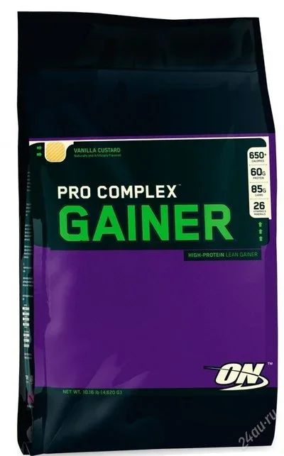 Лот: 6573041. Фото: 1. Гейнер Pro Complex Gainer от Optimum... Спортивное питание, витамины