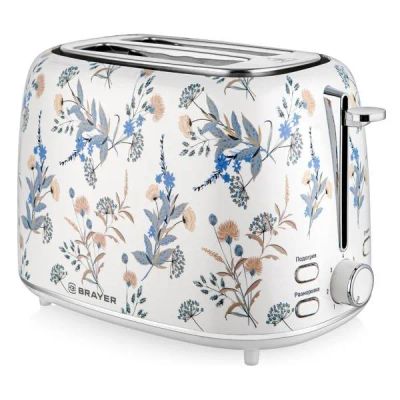 Лот: 24586649. Фото: 1. Тостер Brayer BR2103 White. Кухонная