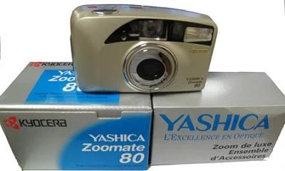 Лот: 7089625. Фото: 1. Подлинный оригинальный Yashica... Плёночные компактные