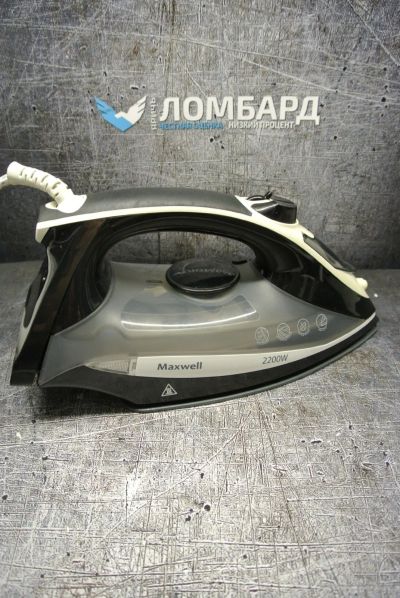 Лот: 17442405. Фото: 1. Паровой утюг Maxwell MW-3017W... Утюги, парогенераторы, отпариватели