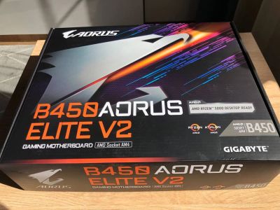 Лот: 21770063. Фото: 1. Мат. плата Gigabyte B450 AORUS... Материнские платы