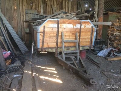 Лот: 11718351. Фото: 1. Тракторный прицеп одноосный (самодельный... Прицепы, полуприцепы
