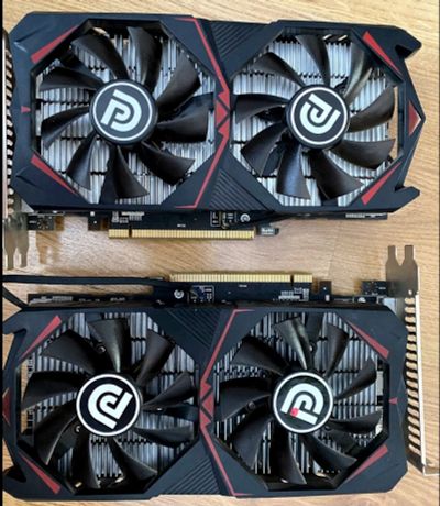 Лот: 17149243. Фото: 1. 2 Видеокарты одним лотом AMD Radeon... Видеокарты