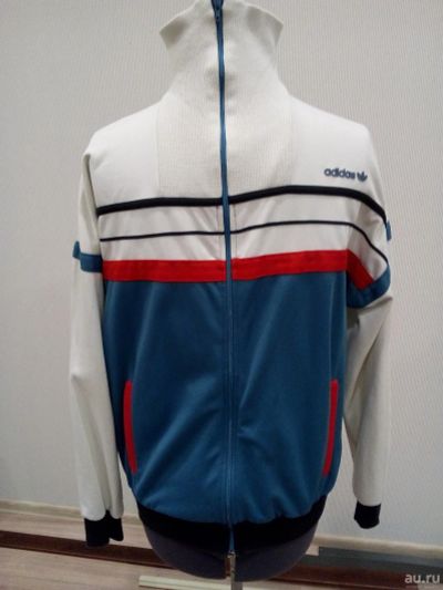 Лот: 15681637. Фото: 1. Олимпийка Adidas 80х винтаж limited... Легкие куртки, толстовки