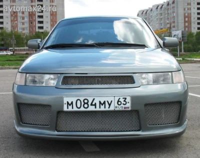 Лот: 9659612. Фото: 1. Передний бампер "Е-4" ВАЗ 2110... Детали тюнинга