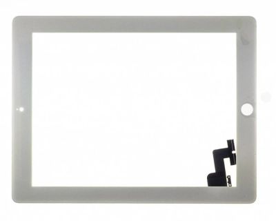 Лот: 11769355. Фото: 1. Сенсорный экран iPad 2 Белый -... Дисплеи, дисплейные модули, тачскрины