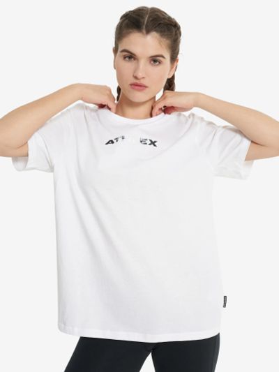 Лот: 24889223. Фото: 1. Футболка женская оверсайз Athlex... Другое (спортивная одежда)