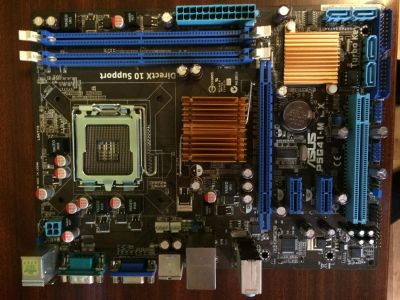 Лот: 4630897. Фото: 1. Материнская плата ASUS P5G41-M... Материнские платы