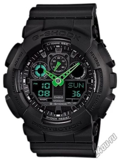 Лот: 5208817. Фото: 1. Casio G-SHOCK GA-100MC-1A4ER оригинальные... Оригинальные наручные часы